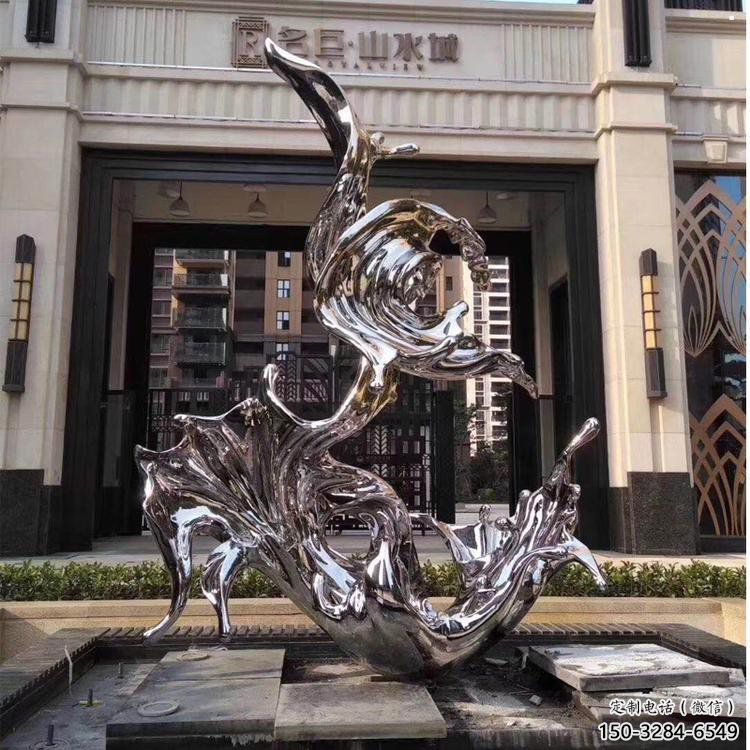 浪花雕塑