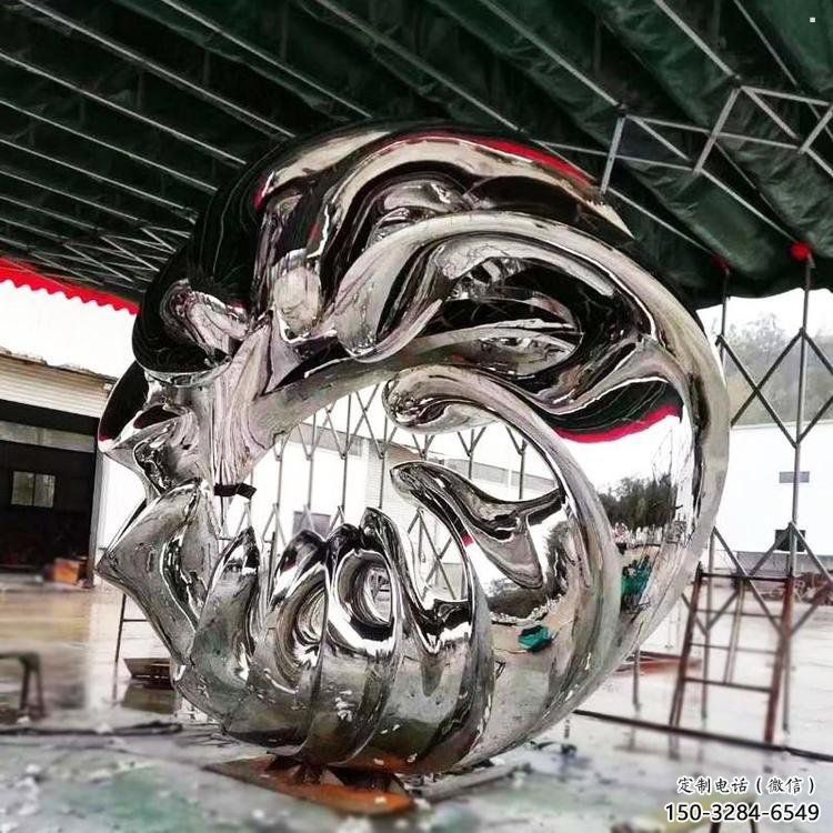 几何水花雕塑 几何水花雕塑