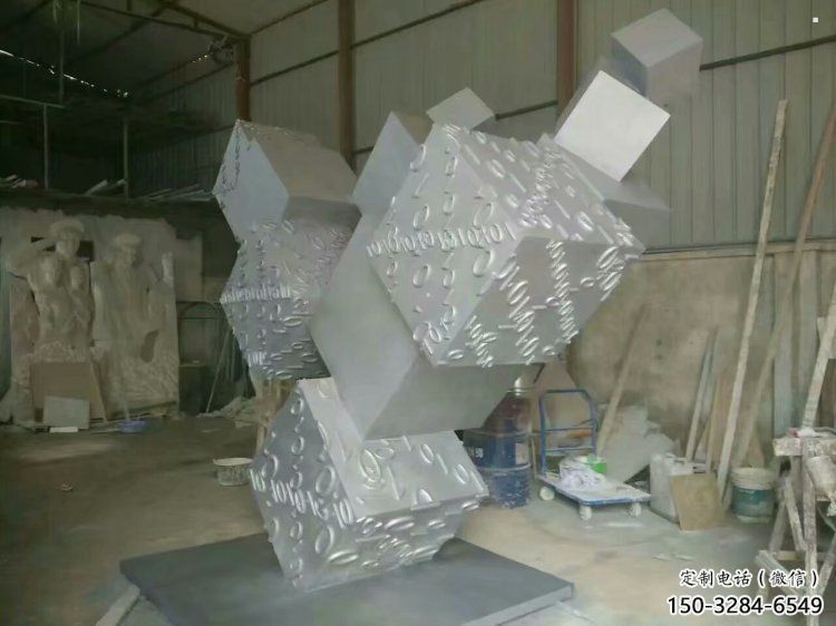 几何体雕塑精选，景区雕塑，不锈钢几何体雕塑工厂