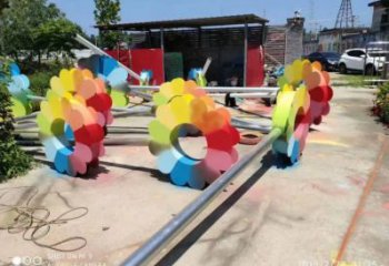 杏花雕塑定价，烤漆工艺，不锈钢杏花雕塑制作厂家
