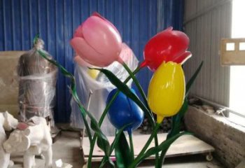 郁金香雕塑厂家，中式工艺，不锈钢郁金香雕塑精选