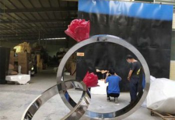 钻戒雕塑通用，花园小品，广场景观钻戒雕塑优价