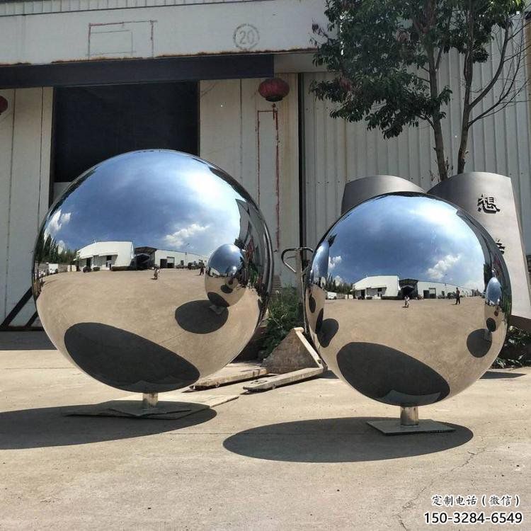 圆球雕塑通用，景观雕塑，不锈钢圆球雕塑标准