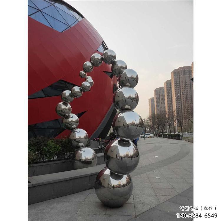 分子球雕塑订做，彩钢制作，不锈钢分子球雕塑订做厂家