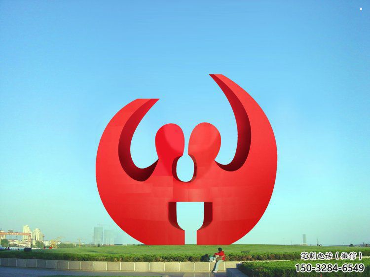 镂空球雕塑指用，小区摆件，异形镂空球雕塑制作