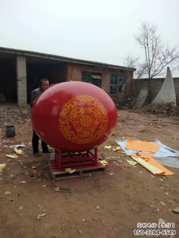 景观圆球雕塑承接，锻造工艺，烤漆圆球雕塑制造厂家