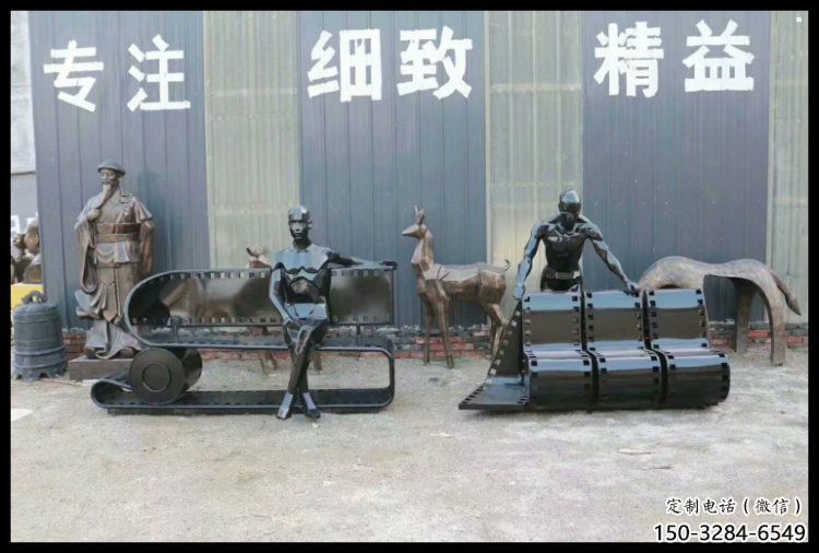 彩绘胶卷雕塑