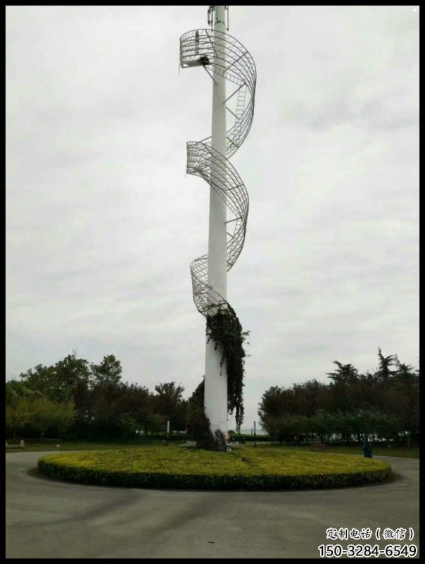 镂空丝带雕塑承接，城市装饰，大型不锈钢丝带雕塑公司