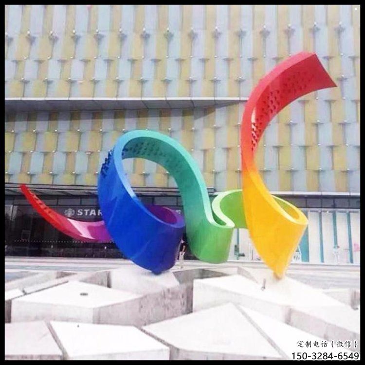 切面丝带雕塑 切面丝带雕塑