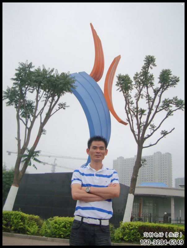 中式丝带雕塑 中式丝带雕塑