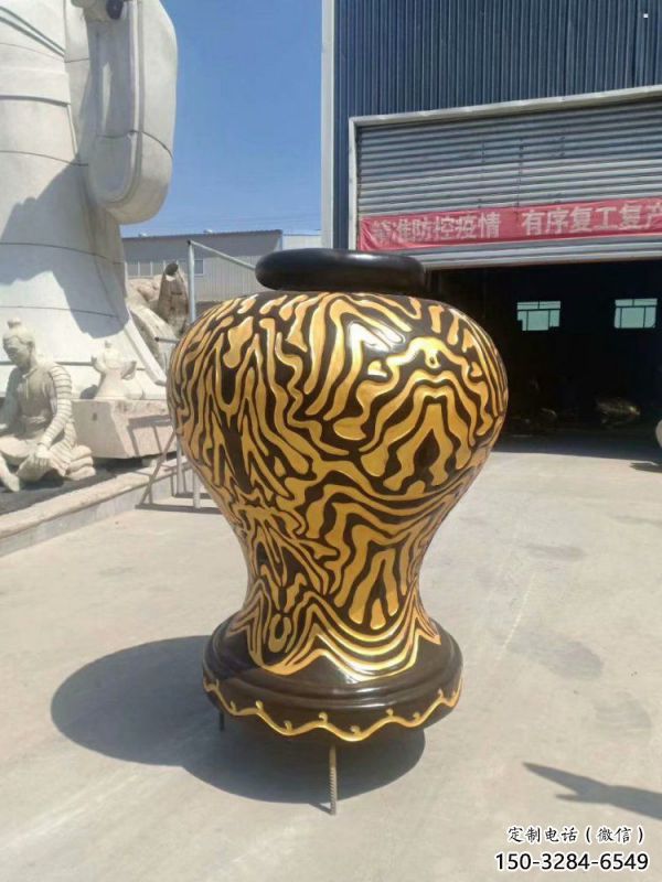 花瓶雕塑展品，景观概念，景观玻璃钢花瓶雕塑优选