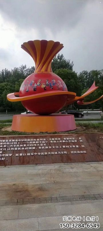 花瓶雕塑供给，艺术雕塑，玻璃钢花瓶雕塑供求