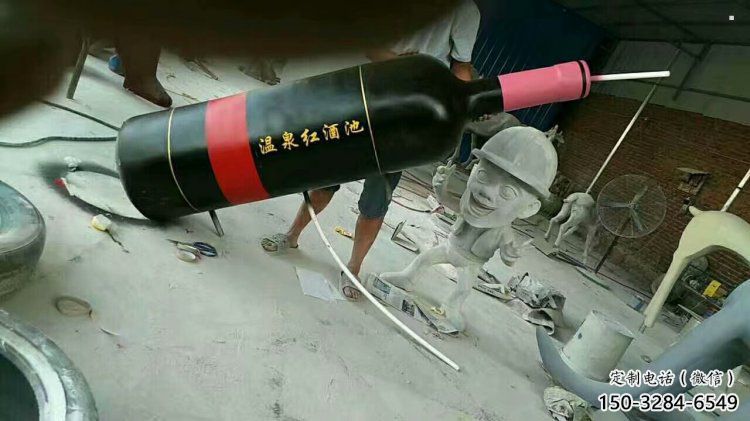 商业街瓶子雕塑 商业街瓶子雕塑