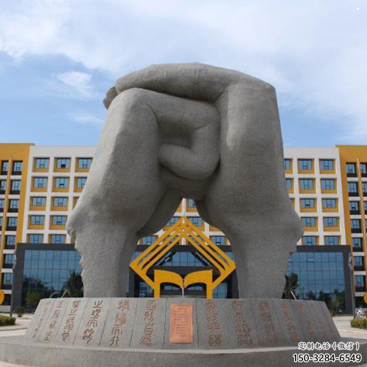 拳头雕塑订做特供，室外软装，不锈钢拳头雕塑供应