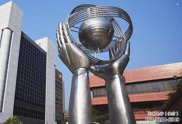 双手雕塑专供，锻造工艺，不锈钢双手雕塑厂家