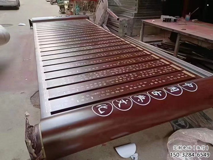景区书卷雕塑，镀金欧式雕塑，铁艺材质