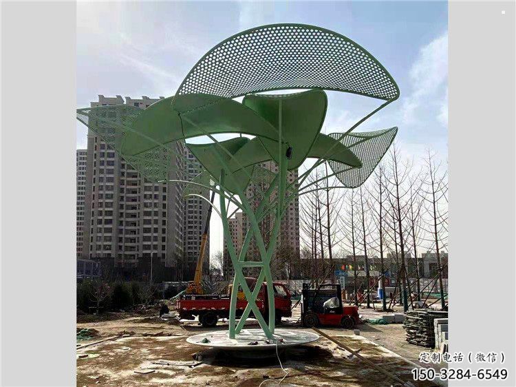 镂空树雕塑提供，美陈雕塑，烤漆镂空树雕塑承接