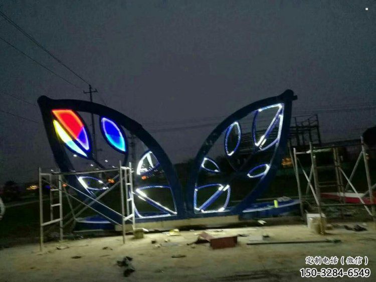 灯光树叶雕塑厂家，中式工艺，灯光树叶雕塑精选