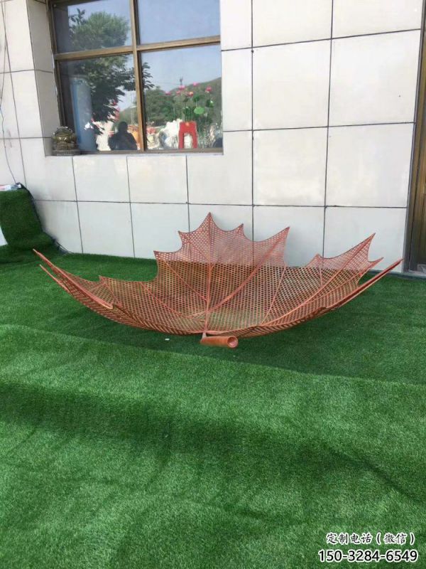镂空树叶雕塑系列，小区雕塑，铁艺树叶雕塑定做厂家