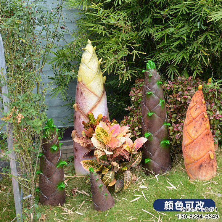 竹笋雕塑供需，小区雕塑，不锈钢竹笋雕塑制造厂家