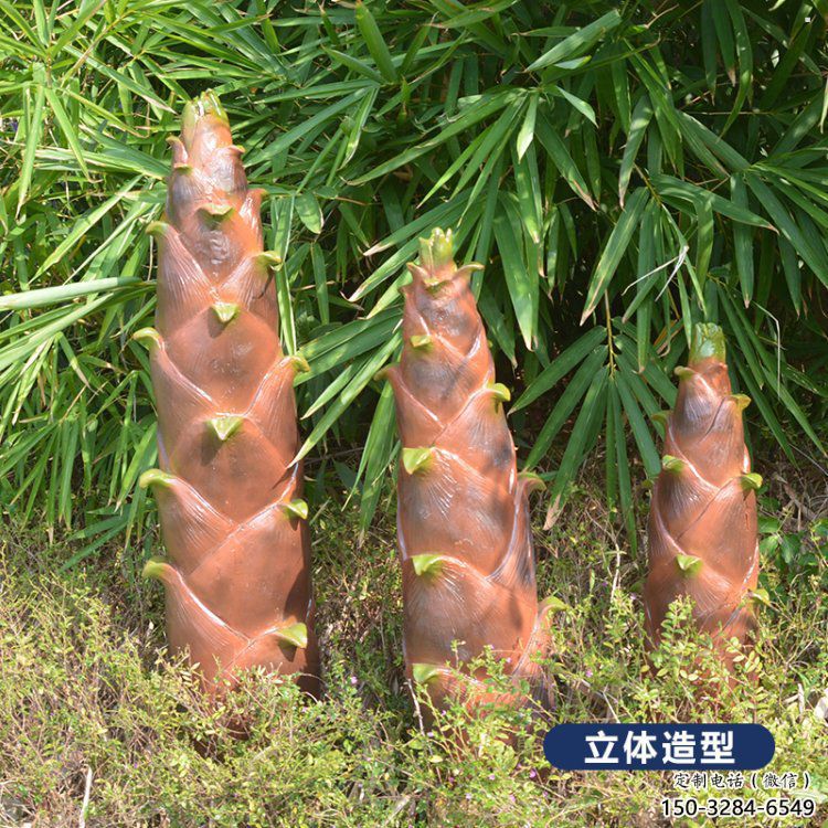 竹笋雕塑预定，创意雕塑，不锈钢竹笋雕塑选用