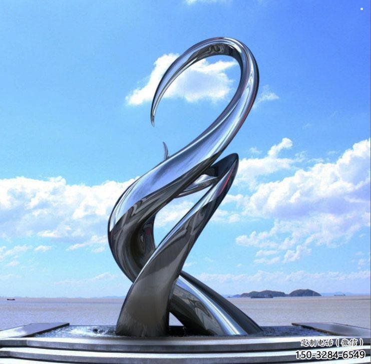 树芽雕塑精选，广场系列，不锈钢树芽雕塑制作