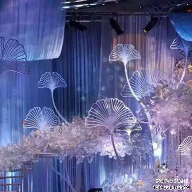 银杏叶雕塑标准，透雕系列，不锈钢银杏叶雕塑精选