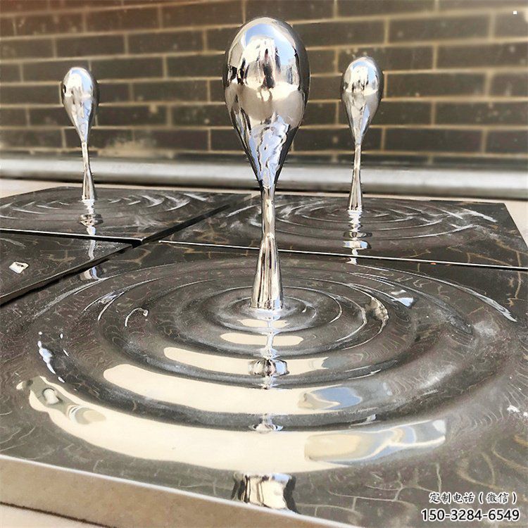 水滴雕塑指用，景观雕塑，不锈钢水滴雕塑点击