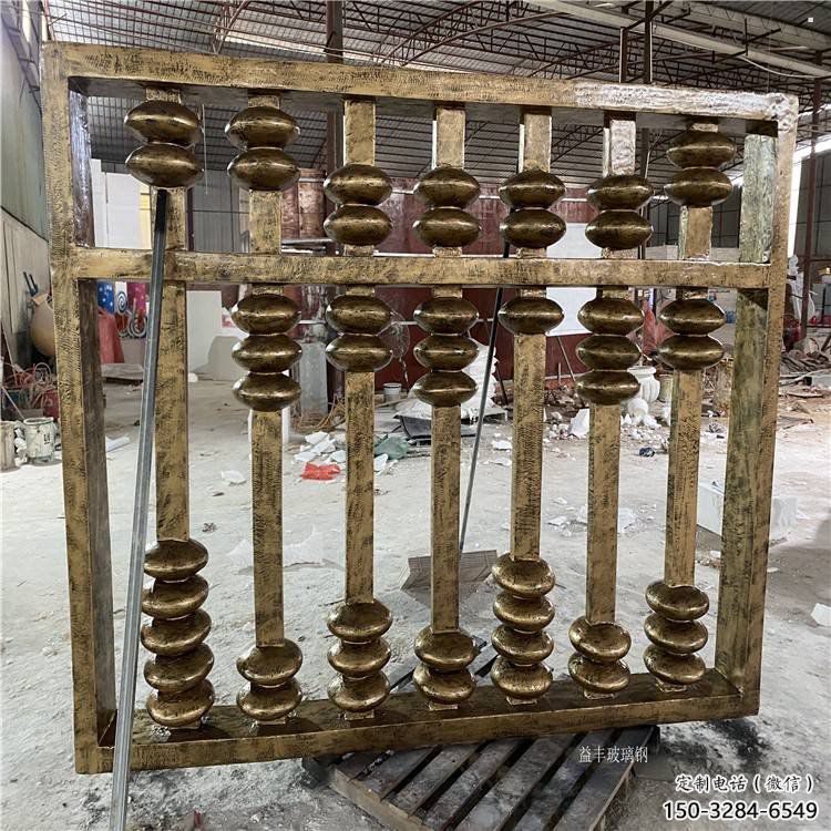 仿铜珠算雕塑通用，街道标识，户外珠算雕塑承接