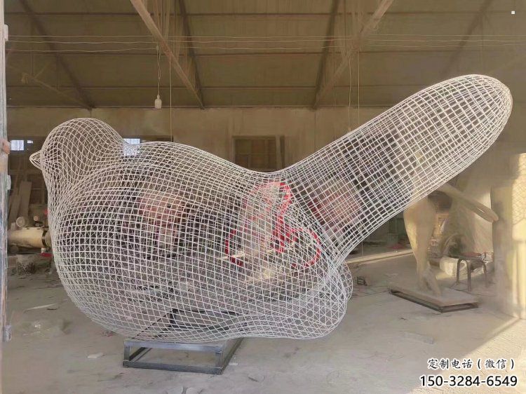 镂空鸟雕塑通用，花园小品，景观铁艺小鸟雕塑优价