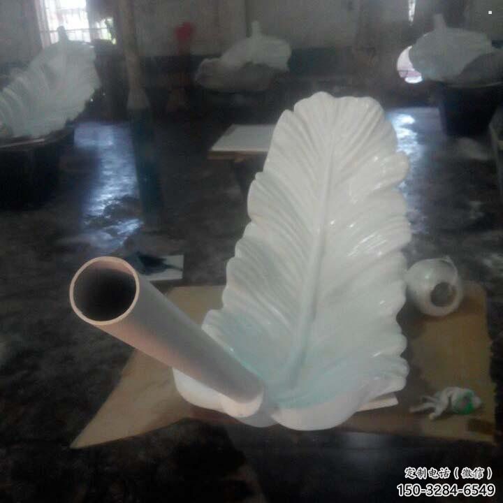 羽毛雕塑服务商，喷泉雕塑，玻璃钢羽毛雕塑订做