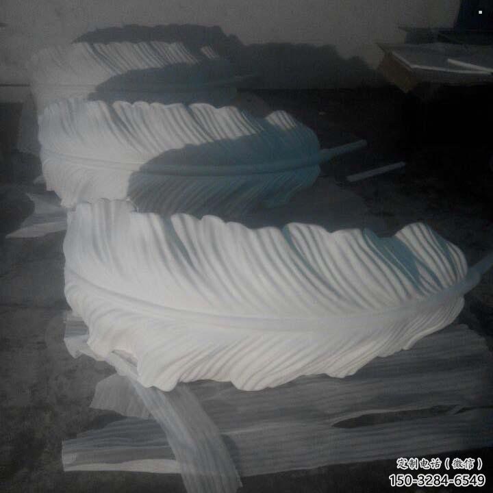 羽毛雕塑指用，景观雕塑，玻璃钢羽毛雕塑点击