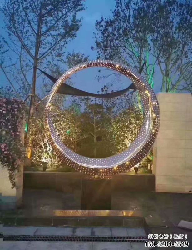 户外花环雕塑 户外花环雕塑