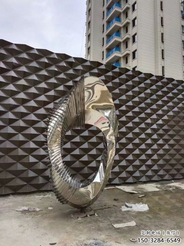 中式圆环雕塑批发，广场系列，烤漆圆环雕塑供需
