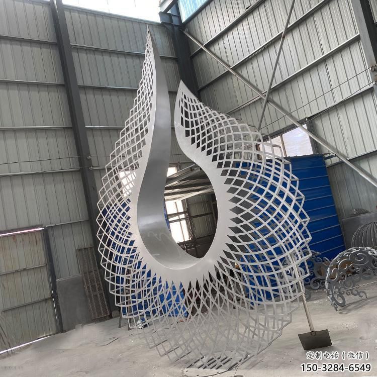 镂空圆环雕塑供应，城市装饰，镂空圆环雕塑优选