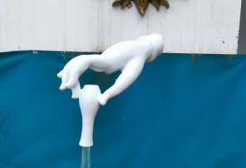手雕塑选定，水景雕塑，手捏瓶子雕塑常用厂家