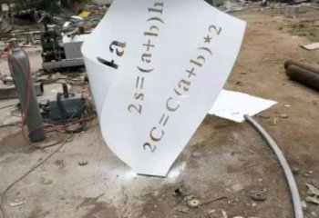 书卷雕塑预定，美陈雕塑，不锈钢书卷雕塑厂家选用