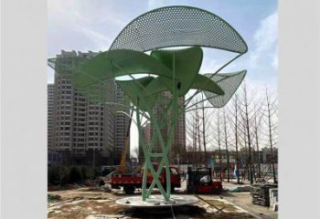 镂空树雕塑提供，美陈雕塑，烤漆镂空树雕塑承接