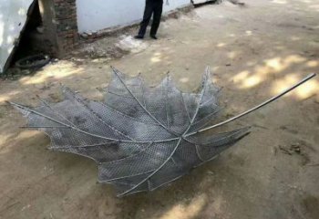 镂空树叶雕塑加工，锻造工艺，铁艺树叶雕塑生产厂家
