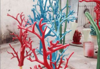 仿真树雕塑制作，广场雕塑，玻璃钢仿真树雕塑提供