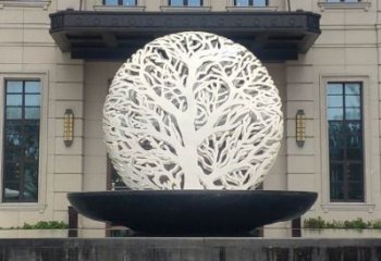 雪花雕塑指用，白钢构件，不锈钢雪花雕塑厂家提供