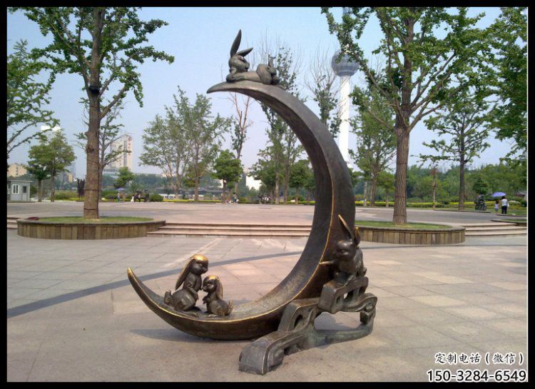 月亮船雕塑生产，透雕系列，不锈钢月亮船雕塑生产商