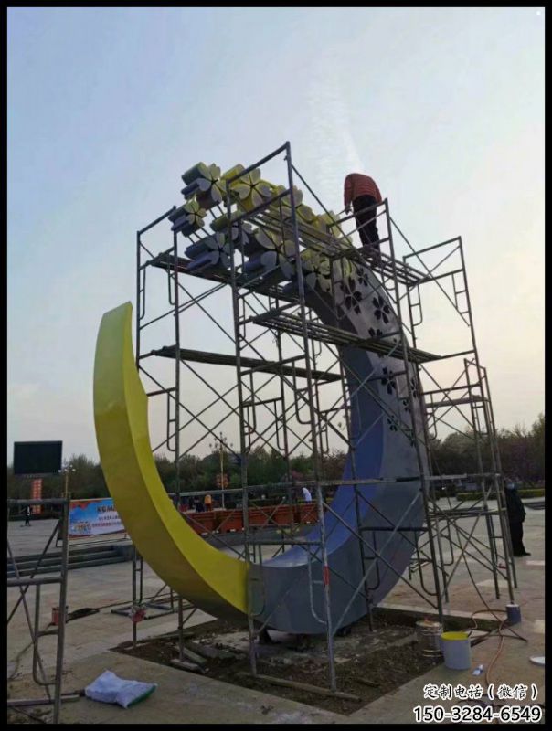 宾馆月牙雕塑 宾馆月牙雕塑