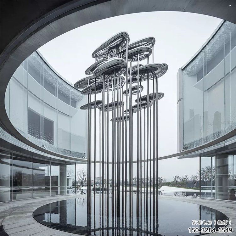 祥云雕塑标准，广场雕塑，不锈钢祥云雕塑供给