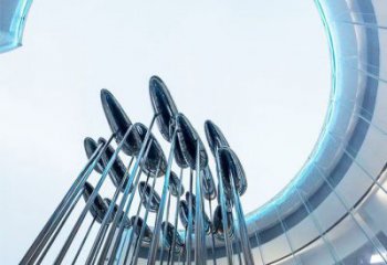 不锈钢祥云雕塑承接，城市装饰，大型祥云雕塑公司生产商