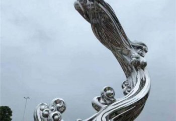 云朵雕塑，镂空景观雕塑，抽象效果