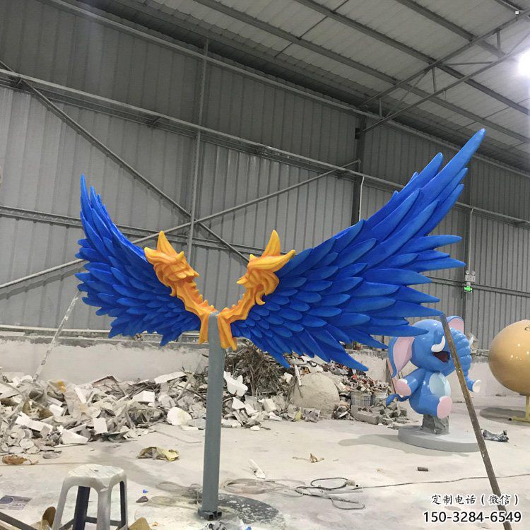 羽翼雕塑选定，美陈雕塑，艺术不锈钢羽翼雕塑优选