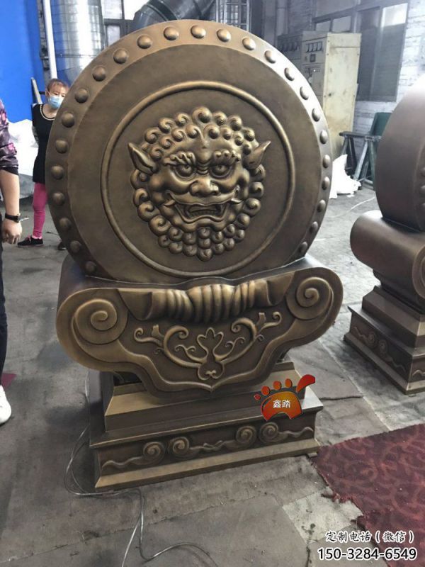 抱箍雕塑制造商，城区小品，铜抱箍雕塑制作定制