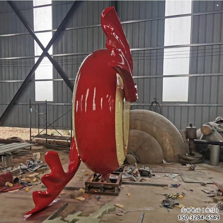 景观锣鼓雕塑选用，美陈雕塑，抽象不锈钢锣鼓雕塑标准