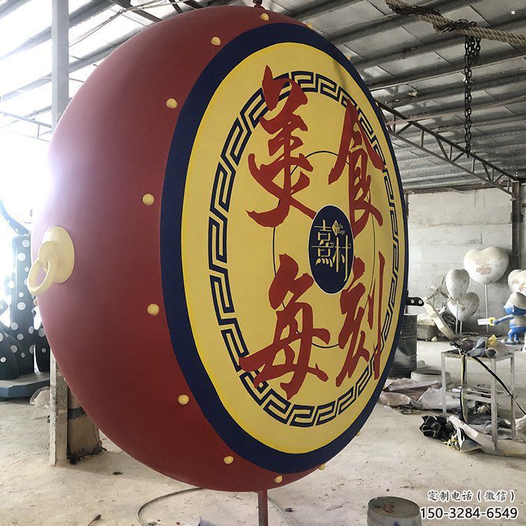 锣鼓雕塑展品，公园小品，城市不锈钢锣鼓雕塑供需